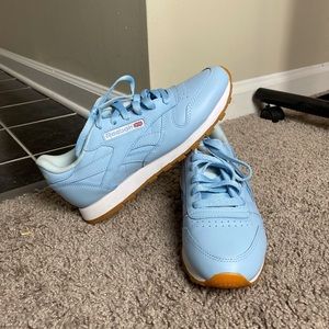 sky blue reebok classic